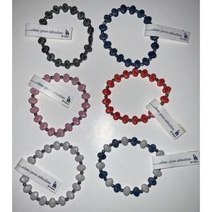 NWT Lot 6 Los Angeles‎ Dodgers MLB TRRTLZ Friendship Bracelets Various Colors